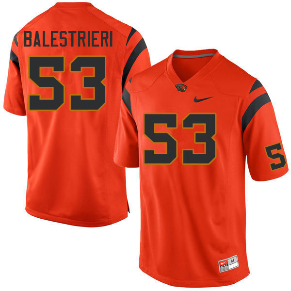 Men #53 Marco Balestrieri Oregon State Beavers College Football Jerseys Sale-Orange